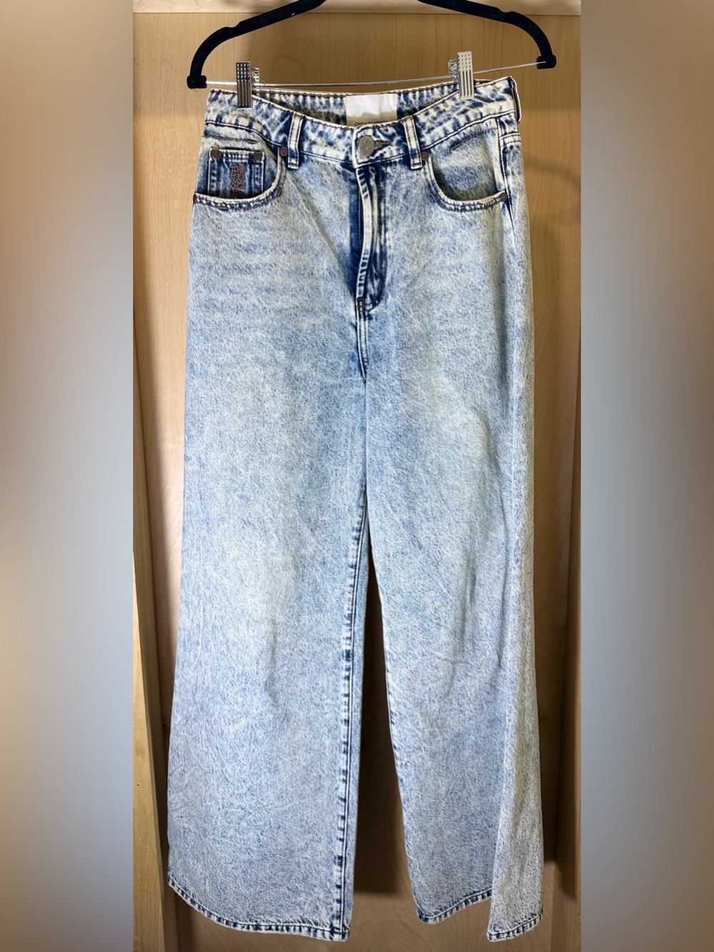 One Teaspoon Light Blue Relaxed Womens Jeans Size 27